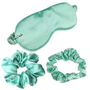 Maska Do Spania Opaska Na Oczy Scrunchie 2szt