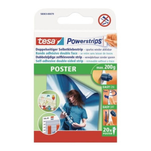 Plastry montażowe Tesa udźwig do 200 g 20 szt.