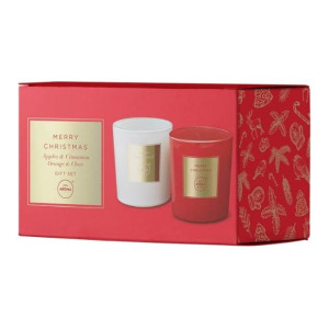 Świeca zapachowa Aroma Home Christmas apple & cinnamon / orange & cloves 14