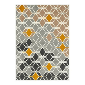 Dywan Soft Zork 133 x 190 cm popielaty