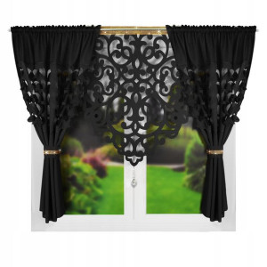 Firana Gotowa Ażur + Zasłony 380x160 Panel