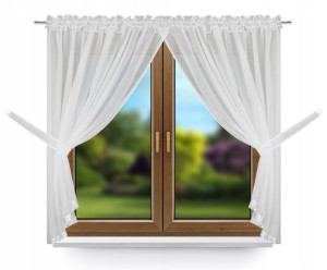 Firana KLASYCZNA 300x160 Biała