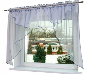 Firana Gotowa PARMA 350x150 WOAL Firanka Lambrekin