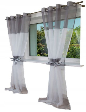 Firana HOLANDIA 145x250 cm PRZELOTKI Firana