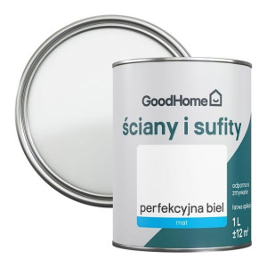 Farba GoodHome Ściany i Sufity biały mat 1 l