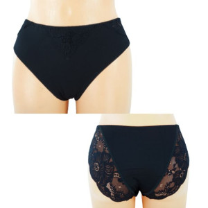 Majtki Damskie 1 Szt No 586 Xl Czarny