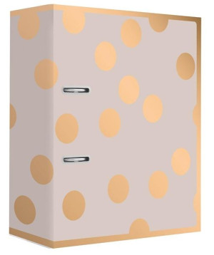 Segregator A4 75 Metalic Satin Gold Dots Interdruk 5902277296641