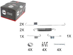 Sprężynki Do Szczęk Ham. Daihatsu Cuore 07- A.b.s.