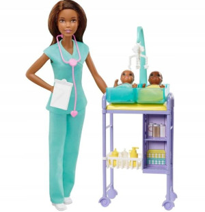 Gkh24 Barbie Kariera Lalka Lekarz Pediatra Bobas