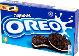 Pakiet 12szt Oreo Herbatniki kakaowe z nadzieniem 176g