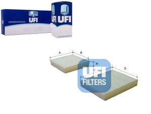 Filtr Kabinowy Peugeot 207 06- Ufi