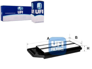 Filtr Powietrza Accord 2.0i 16v 03- Ufi