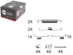 Sprężynki Do Szczęk Ham. Daihatsu Cuore 98-03 A.b.
