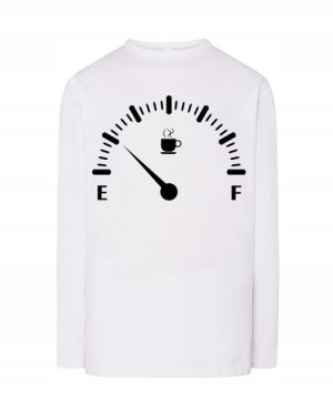Longsleeve męski nadruk Paliwo Fuel KAWA r.3XL