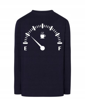Longsleeve męski nadruk Paliwo Fuel KAWA r.3XL