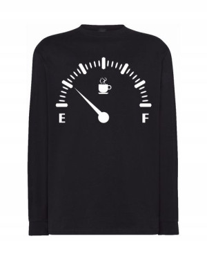 Longsleeve męski nadruk Paliwo Fuel KAWA r.M