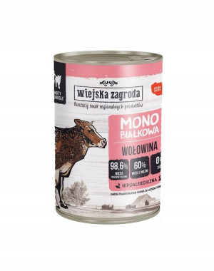 Karma kota WIEJSKA ZAGRODA Monobiałkowa wołowina
