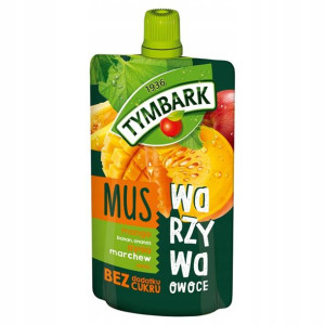 Mus warzywa owoce TYMBARK mango dynia marchew 100g
