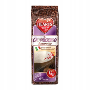 Kawa rozpuszczalna HEARTS Cappuccino Amaretto 1 kg
