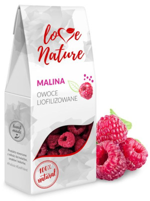 Love Nature Maliny Liofilizowane 20g