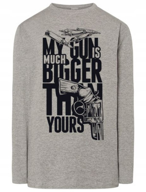 Longsleeve męski nadruk Pistolety Rozm.3XL