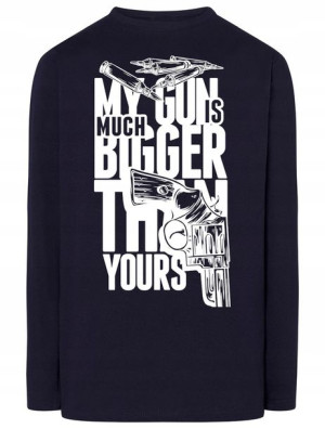 Longsleeve męski nadruk Pistolety Rozm.L