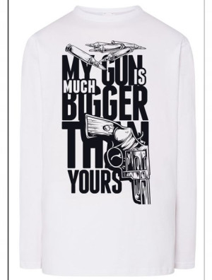 Longsleeve męski nadruk Pistolety Rozm.L