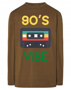 Longsleeve męski nadruk RETRO 90’s VIBE r.L