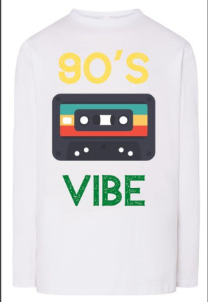 Longsleeve męski nadruk RETRO 90’s VIBE r.S
