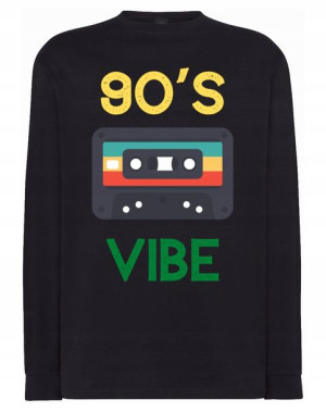 Longsleeve męski nadruk RETRO 90’s VIBE r.XXL