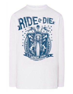 Longsleeve męski nadruk Ride or Die r.3XL