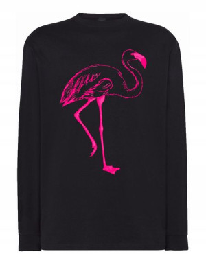 Longsleeve męski nadruk Różowy FLAMING r.3XL