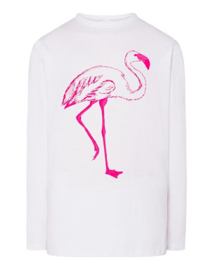 Longsleeve męski nadruk Różowy FLAMING r.L