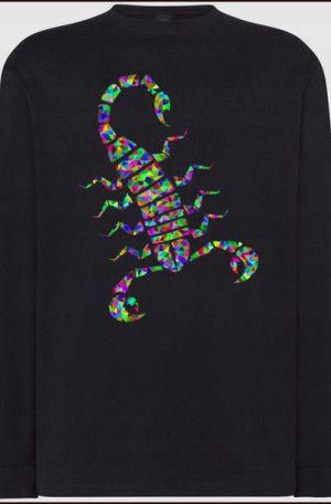 Longsleeve męski nadruk Skropion Modny Rozm.3XL