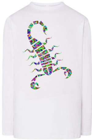 Longsleeve męski nadruk Skropion Modny Rozm.5XL