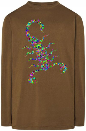 Longsleeve męski nadruk Skropion Modny Rozm.XXL