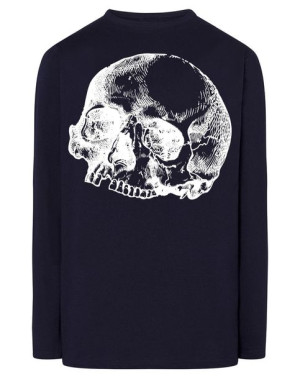 Longsleeve męski nadruk Skull CZASZKA r.3XL