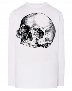 Longsleeve męski nadruk Skull CZASZKA r.5XL