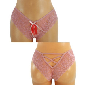 Stringi Damskie 1 Szt Xl Pudrowy