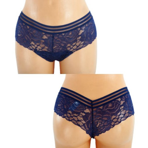 Stringi Damskie 1 Szt L Granatowy