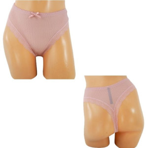 Stringi Damskie 1 Szt. Xxl Jasnoróżowy