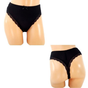 Stringi Damskie 1 Szt. Xl Czarny