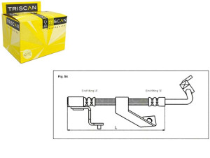 Przewód Hamulcowy Elast. Ford Przód Escort 95-99 P
