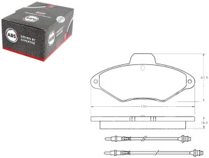 Klocki Hamulcowe Citroen Xantia 93-01 Z Czuj. A.b.