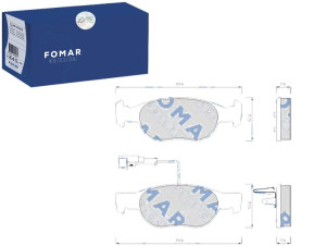 Klocki Hamulcowe Fiat Brava Bravo Marea Gr. 17.6mm