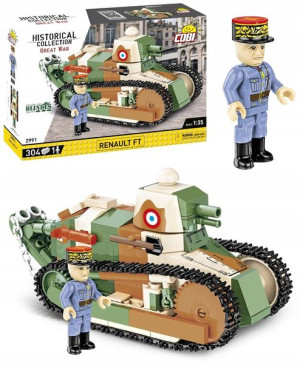 Cobi 2991 Renault Ft Klocki Czołg Francuski 304 El