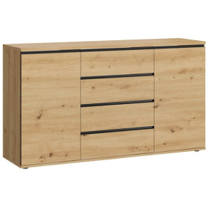 Komoda Szafka Seville 2d4s Xl 151cm Dąb Artisan Mafmeble