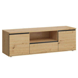 Szafka Rtv Komoda Pod Tv Seville 141cm Dąb Artisan Mafmeble
