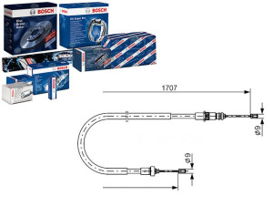 Linka Hamulca Ręcznego Peugeot 206 1.1-2.0 09.98-