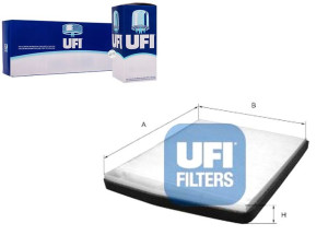 Filtr Kabinowy Volvo S60 C70 2.0-3.0 Ufi